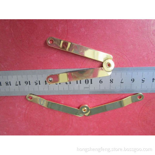 Manufacturer Supply Gold Color Metal Box Hinge Bracket